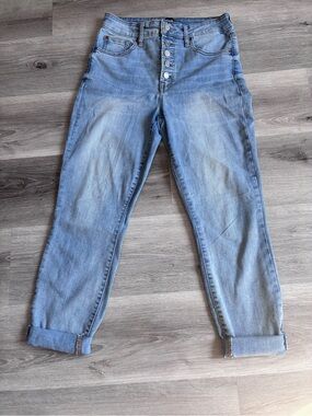GAP Light Blue Button-Fly Boyfriend Jeans